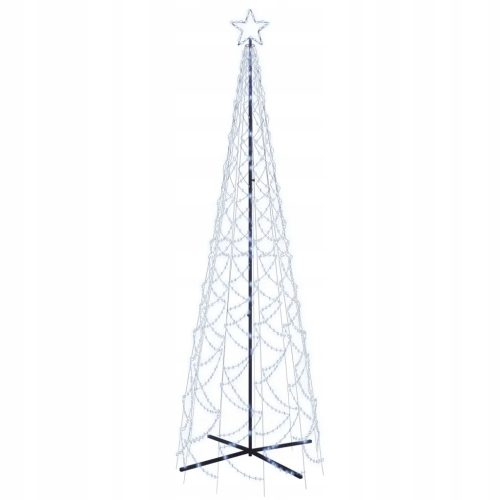  LED КОНИЧНА елха 500 студено бяло 100х300