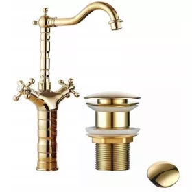   CHDE Retro Gold свободностоящ смесител за умивалник