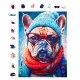  Дървен пъзел Milliwood Дървен пъзел 316 части Grumpy Bulldog
