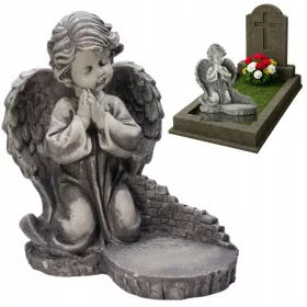   Голяма Гипсова Фигурка Ангел за Градина и Гроб