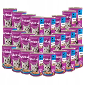    WHISKAS TUNA 24x400g консерва Whiskas мокра храна за котки 9.6kg