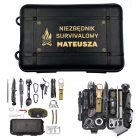    SURVIVAL ESSENTIAL SET подарък за мъж съпруг баща 18-99 рожден ден