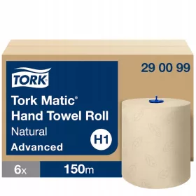   290099 - Tork Matic ролка хартиена кърпа естествена H1 Advanced 2 слоя