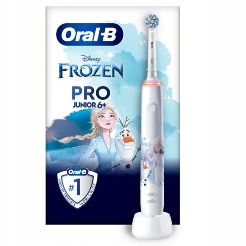  Ротационна четка за зъби Oral-B Pro Junior 6+ Frozen, бяла