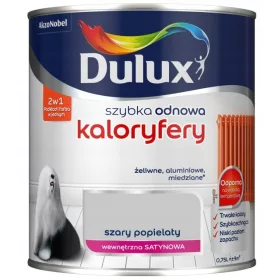    Dulux акрилна боя за метал 0,75 л, пепеляво сив сатен