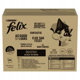    Felix мокра храна микс от вкусове 10,2 кг