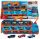  Състезателен транспортер Mattel Hot Wheels City racetrack 2in1 + игри на открито с вашето дете AA