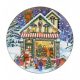  Чиния за закуска Коледна десертна чиния Altom Magic Village 20 см