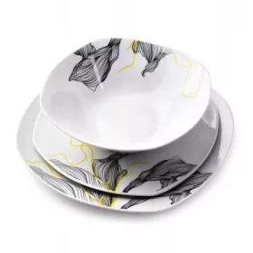   Порцелан, сервиз - Сервиз за хранене Affek Design Lea 18 бр.