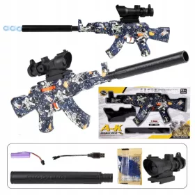    Blaze Rifle Пушка за деца, използваща водни гел пелети