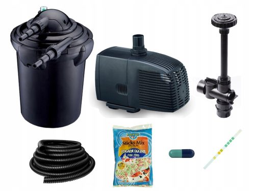  МИНД ФИЛТЪР 4000L + UV7W ЛАМПА + ПОМПА 2000l/h + МАРКУЧ