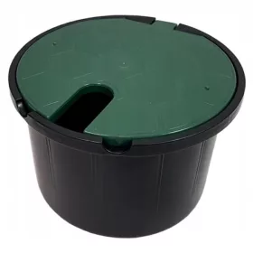    Водовземна кутия Aquabin 2600 със сферичен кран 3/4", зелена