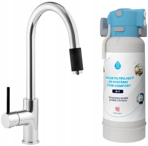  Филтърна система Dafi Flow Comfort D1 + трипътен кран Kyoto Chrome