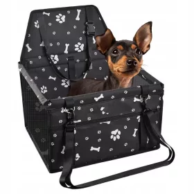    Кош за куче черен S/M 40 см х 34 см 44 см