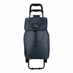   Пазарска чанта, количка - Количка за пазаруване Idea Home, сив полиестер