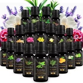   Етерично масло - Комплект 100% натурални етерични масла 200 мл БИО