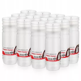   Вложки за свещи Парафинови свещи Пламък 5 дни (12 бр.)