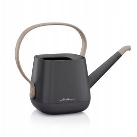    Лейка Lechuza 1,7 л, пластмаса, нюанси на сиво и сребристо