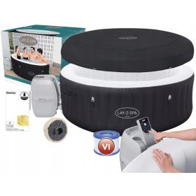   Джакузи - Надуваем кръгъл басейн с хидромасаж Bestway 669л