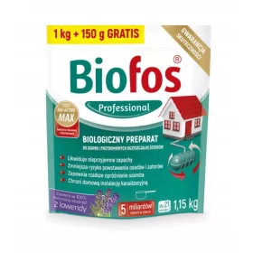    Прахообразен препарат за септични ями Inco Biofos Professional 1 кг + 150 гр