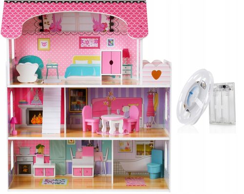  Къща за кукли Funfit Kids HOME 70см