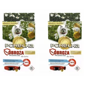    Нашийник Pchełka, против кърлежи, нашийник против бълхи за котки, 1 гр