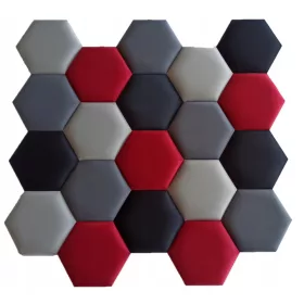   HEXAGON ПАНЕЛИ КОМПЛЕКТ тапицирани панели HONEYCOMB HEXAGON 20 части