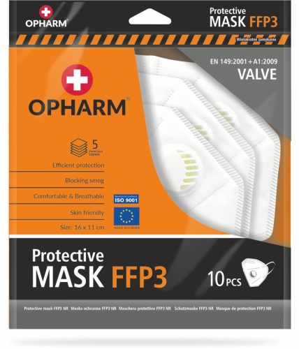 Opharm OP3LZ противопрахова маска полумаска