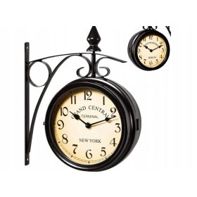 Часа - Стенен часовник черен 34см