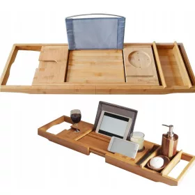    Рафт за баня от бамбук Gockowiak 1110 x 45 mm