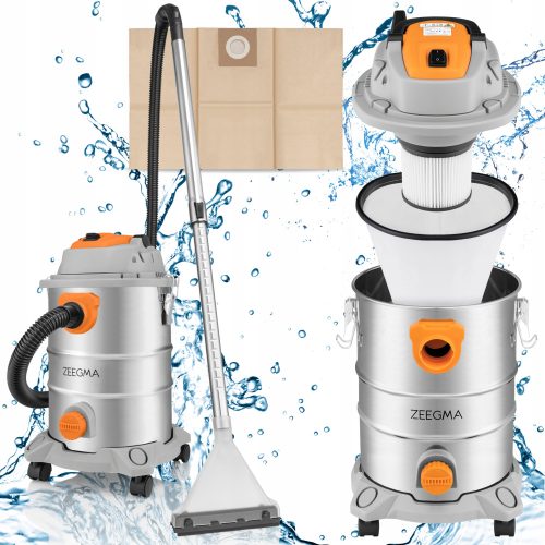  Zeegma ZE-ZONDER PRO MULTI SILVER 3600 W перяща прахосмукачка сребрист/сив