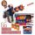  ЗАХРАНВАНЕ С БАТЕРИЯ MINIGUN DART ZONE SCORPION GUN 36 ARTS 2 MAGAZINES 3 TA + Hasbro Nerf N-Strike Elite дартс 30 бр.