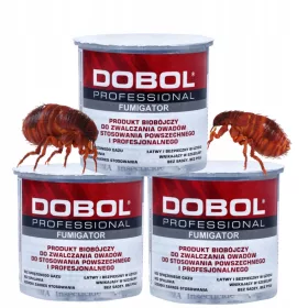   Препарат против насекоми - Димна бомба против хлебарки, кърлежи, комари, молци, мравки, мухи, оси, паяци, бълхи, дървеници, сребърни рибки Dobol 10 ml