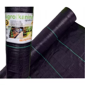   Агротекстил - Селскостопанска тъкан за мулчиране (против плевели) Erprof черен 160 x 5000 cm 120 g/m²