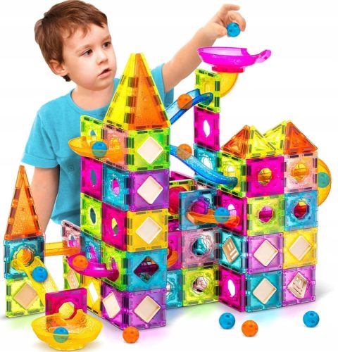  XPART магнитни блокове МАГНИТНИ БЛОКОВЕ ЗА ДЕТСКИ 3D ОБРАЗОВАТЕЛНИ 98 бр.