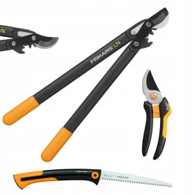    FISKARS НОЖИЦА КОМПЛЕКТ ПРЕДПАЗНИЦИ ЗА ЖИВ ПЛЕТ + ТРИОН