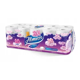   Тоалетна хартия без аромат Almusso 20 бр.