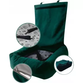    Столче за кола Transporter Velvet, зелено, полски продукт