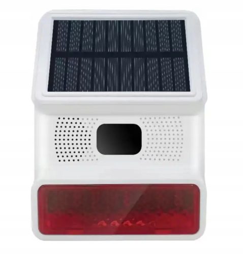 СОЛАРНА СИРЕНА АЛАРМА 100DB PIR СЕНЗОР TUYA SMART WiFi