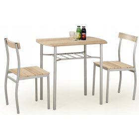    Халмар Ланс маса с 2 стола 50х82 см дъб сонома