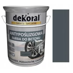   Dekoral акрилна боя за бетон 5л графитено сиво мат