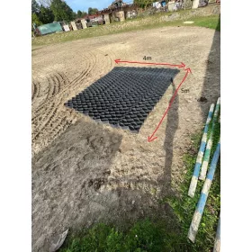   Градинска решетка - Пластмасова решетка 260 х 630 х 15 см