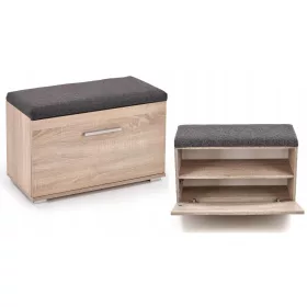    Шкаф за обувки Halmar Lima ST2 със седалка 70x45x32 см дъб сонома