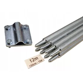   ЗАЗЕМЯВАНЕ ЗАЗЕМЯВАЩ СГЪВАЕМ МЪЛНИЕЗАЩИТНИК КОМПЛЕКТ ГАЛВАНИЗИРАН PV 6x1.5M 9M