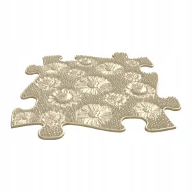    MUFFIK Сензорна постелка Meadow, мека, бежова логопедична играчка