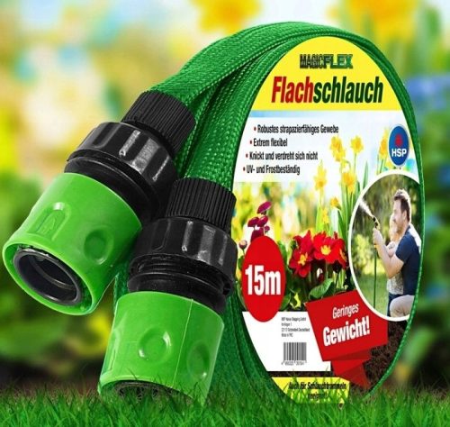  ГРАДИНСКИ МАРКУЧ MAGICFLEX ULTRA 15M ПЛОСЪК HSP ЗА ГРАДИНСКО НАПОЯВАНЕ
