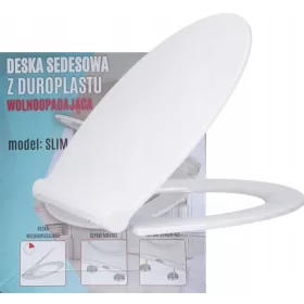   Тоалетна седалка HYDROERA, бял дуропласт