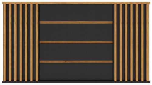  BroMARKT NELGARI скрин 160 x 44 x 88 см многоцветен мат