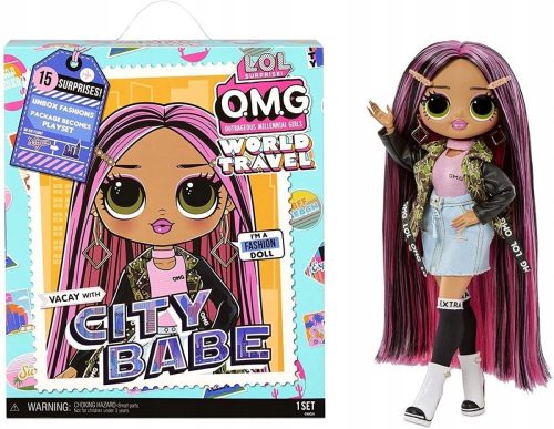  LOL Surprise OMG Doll LOL Surprise OMG Travel Doll City Babe OMG