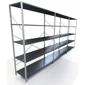 Метален складов рафт 200 х 380 х 50 см